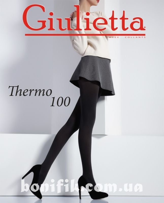 Жіночі щільні колготки з мікрофібри THERMO 100 DEN